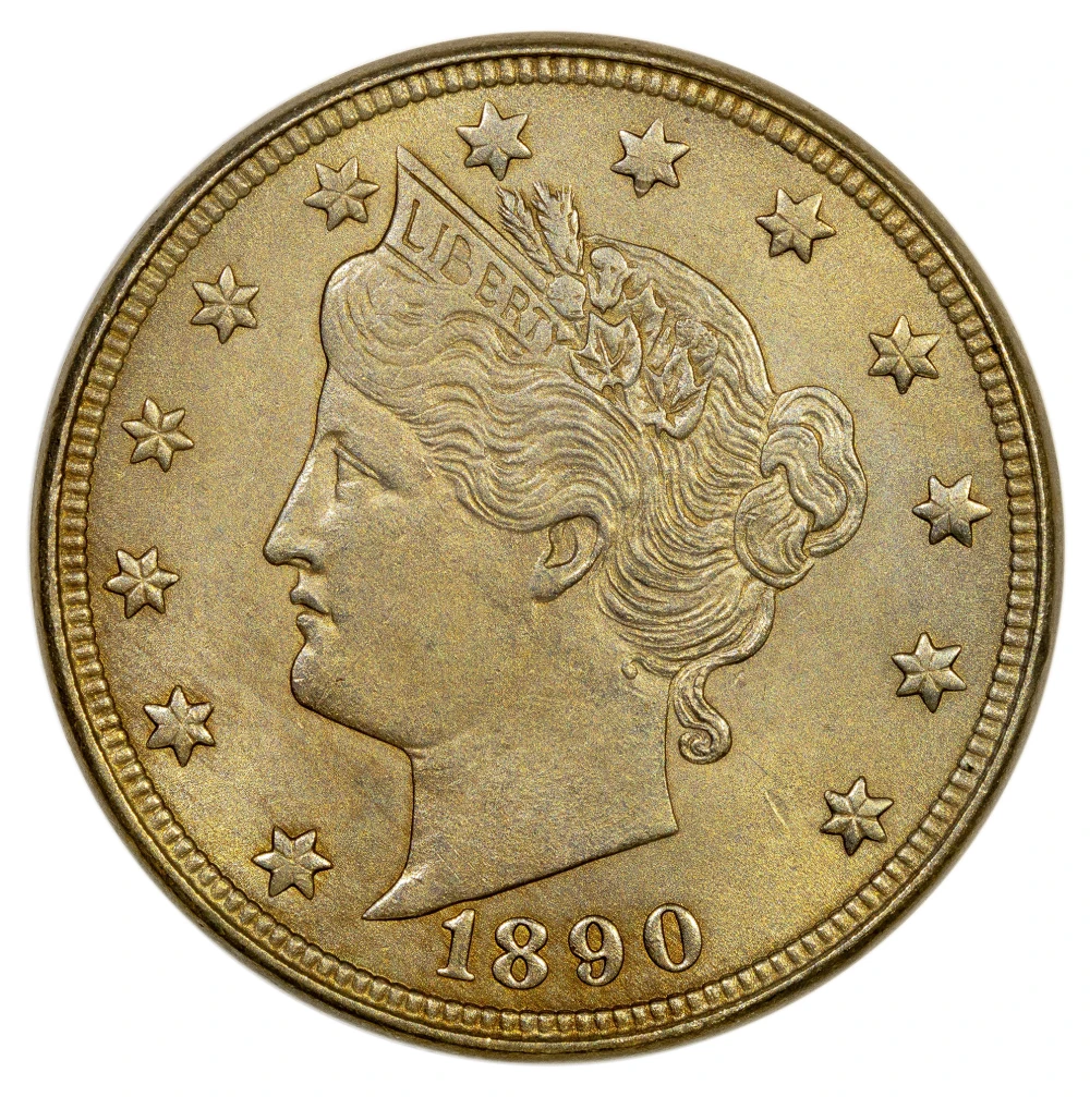 MS-60 1890 Nickel