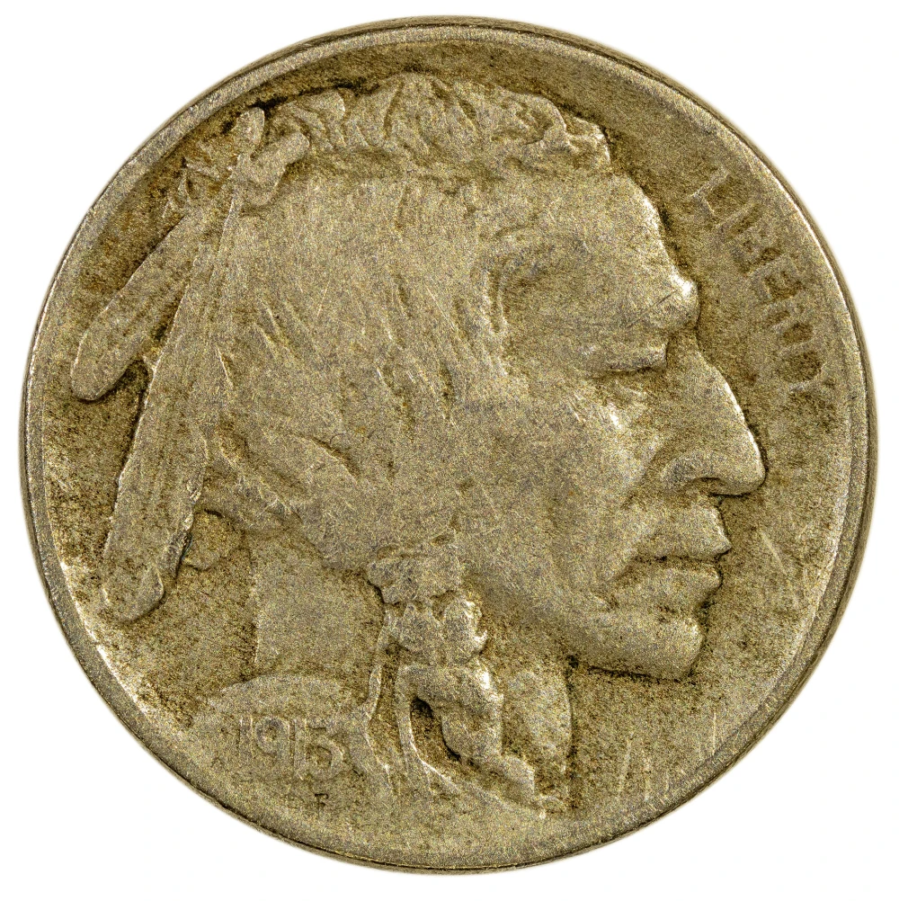 EF Details 1913-S Type II Buffalo Nickel