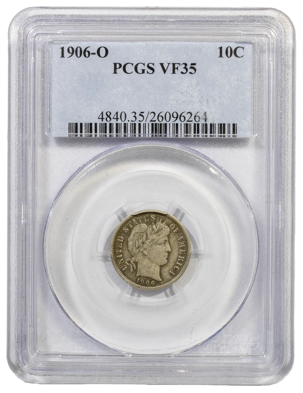 PCGS VF-35 1906-O Dime