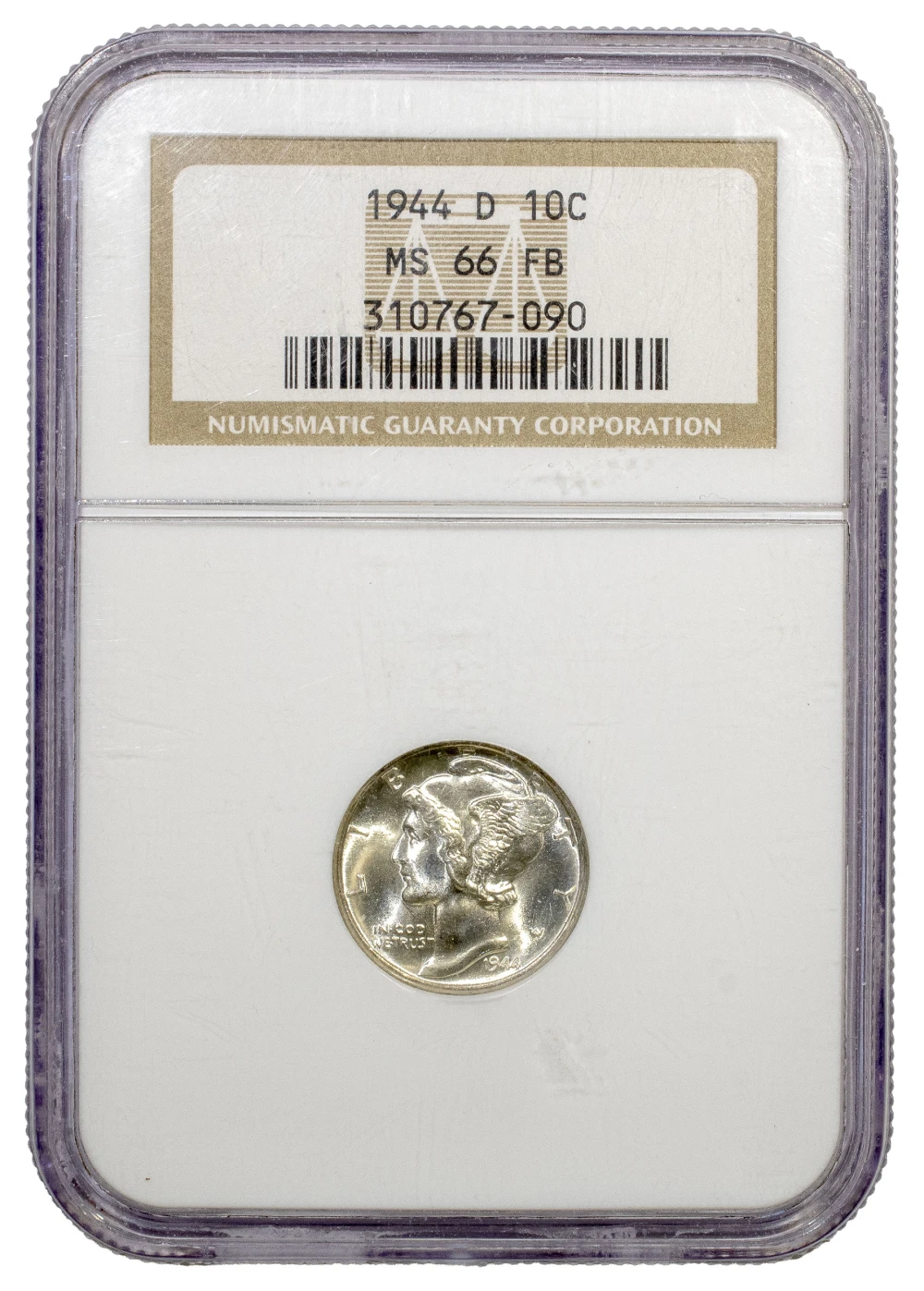 NGC MS-66 FB 1944-D Dime