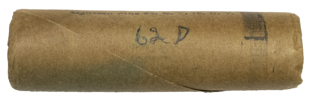 A 2nd Bank-Wrapped 1962-D Roosevelt Dime Roll