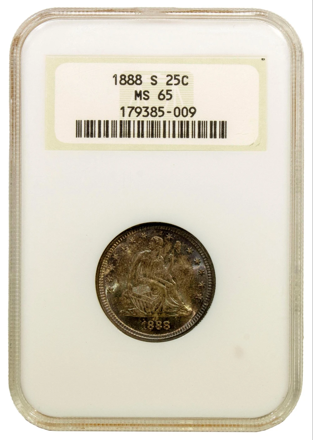 NGC Gem MS-65 1888-S Quarter