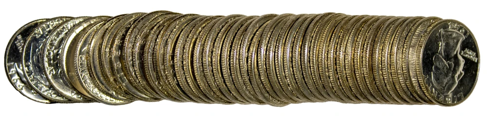 1964 BU Washington Quarter Roll