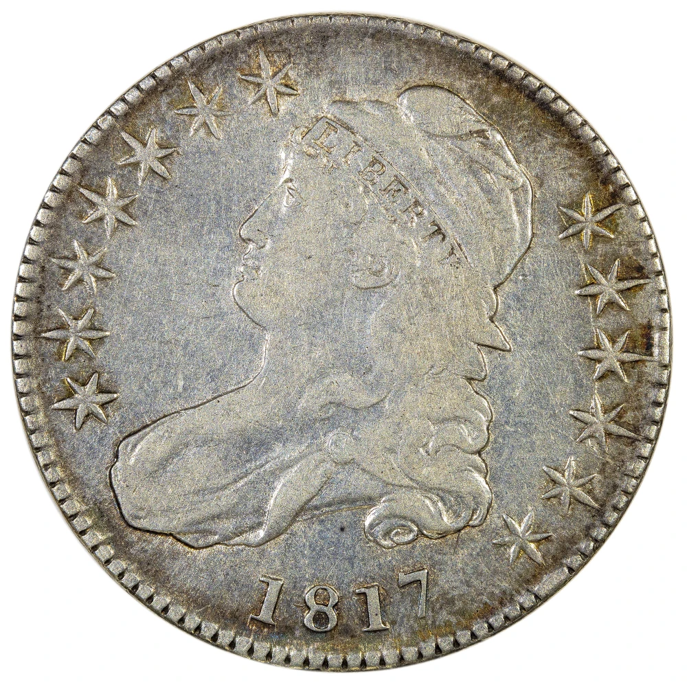 Fine-15 to VF-20 1817 Half Dollar