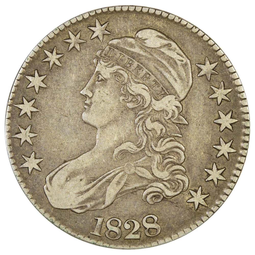 VF-30 1828 Half Dollar