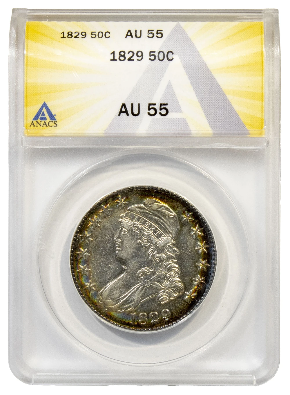 ANACS AU-55 1829 Half Dollar