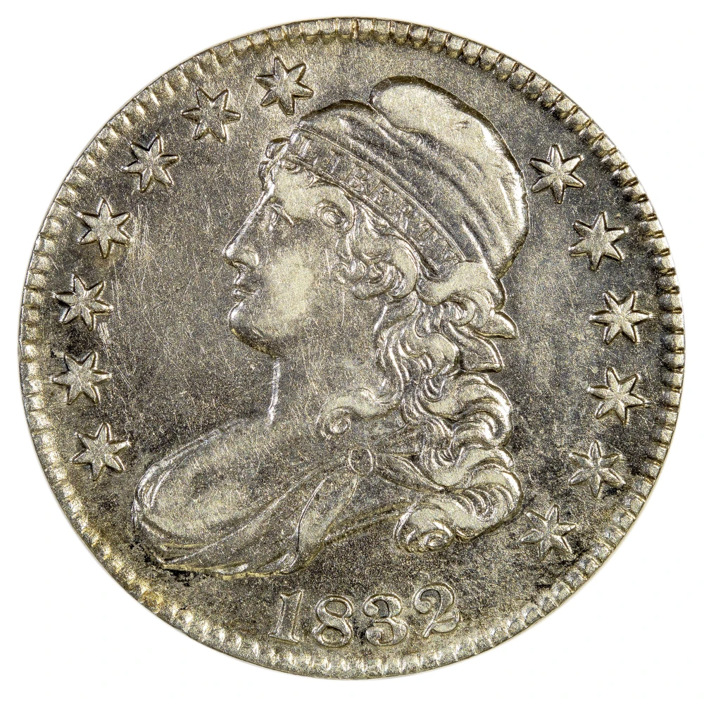 EF-45 Details 1832 Half Dollar