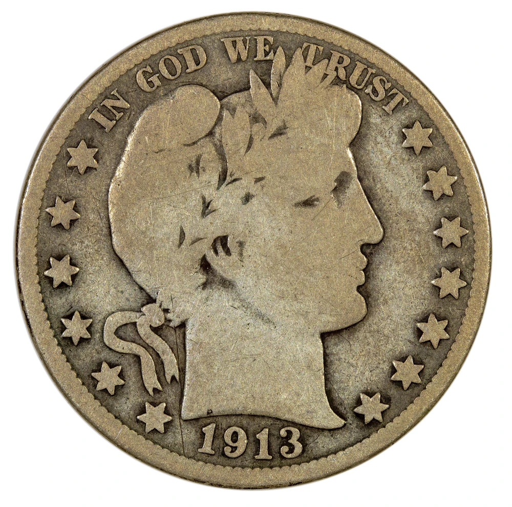 Good-6 to VG-8 1913 Half Dollar