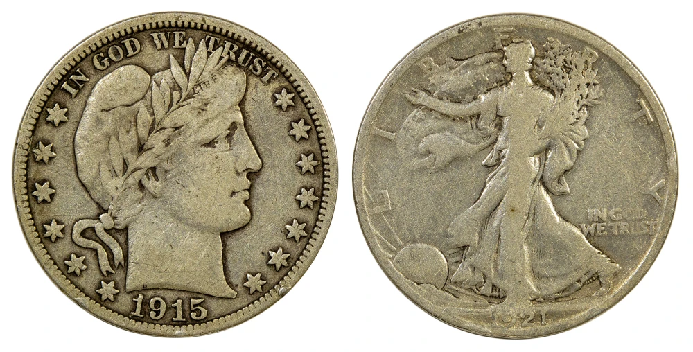 Pair of San Francisco Mint Half Dollars