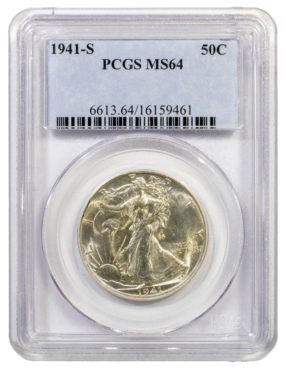 PCGS MS-64 1941-S Half Dollar