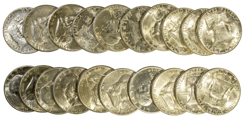 1951-S Franklin Half Roll