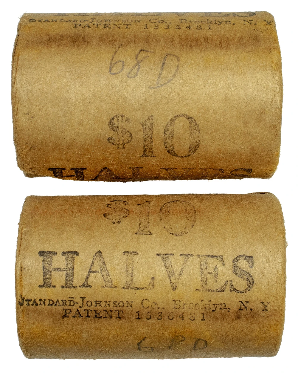 Pair Of 1968-D Kennedy Half Rolls