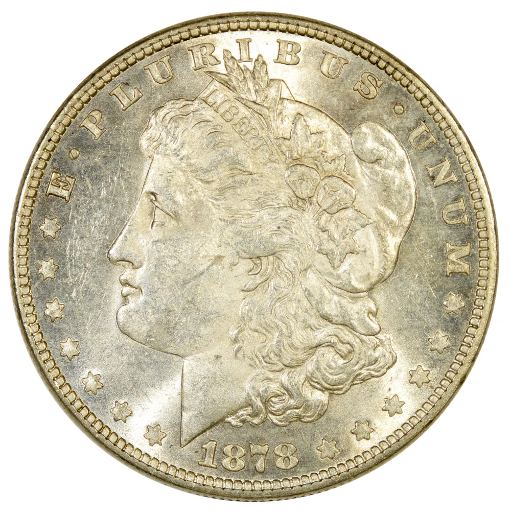 Choice AU-58 or Finer 1878 8 TF Morgan $1