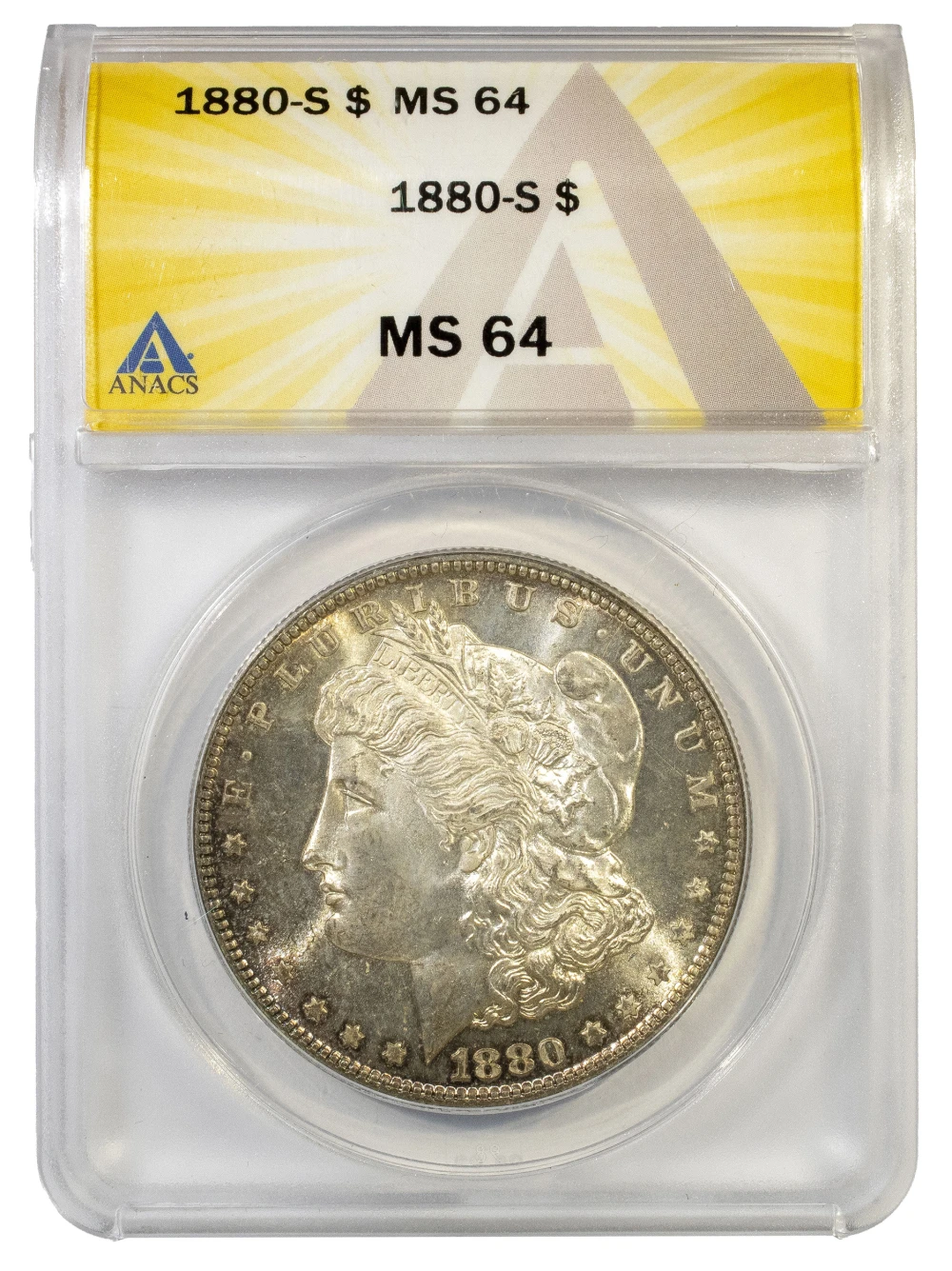 ANACS MS-64 1880-S Morgan Dollar