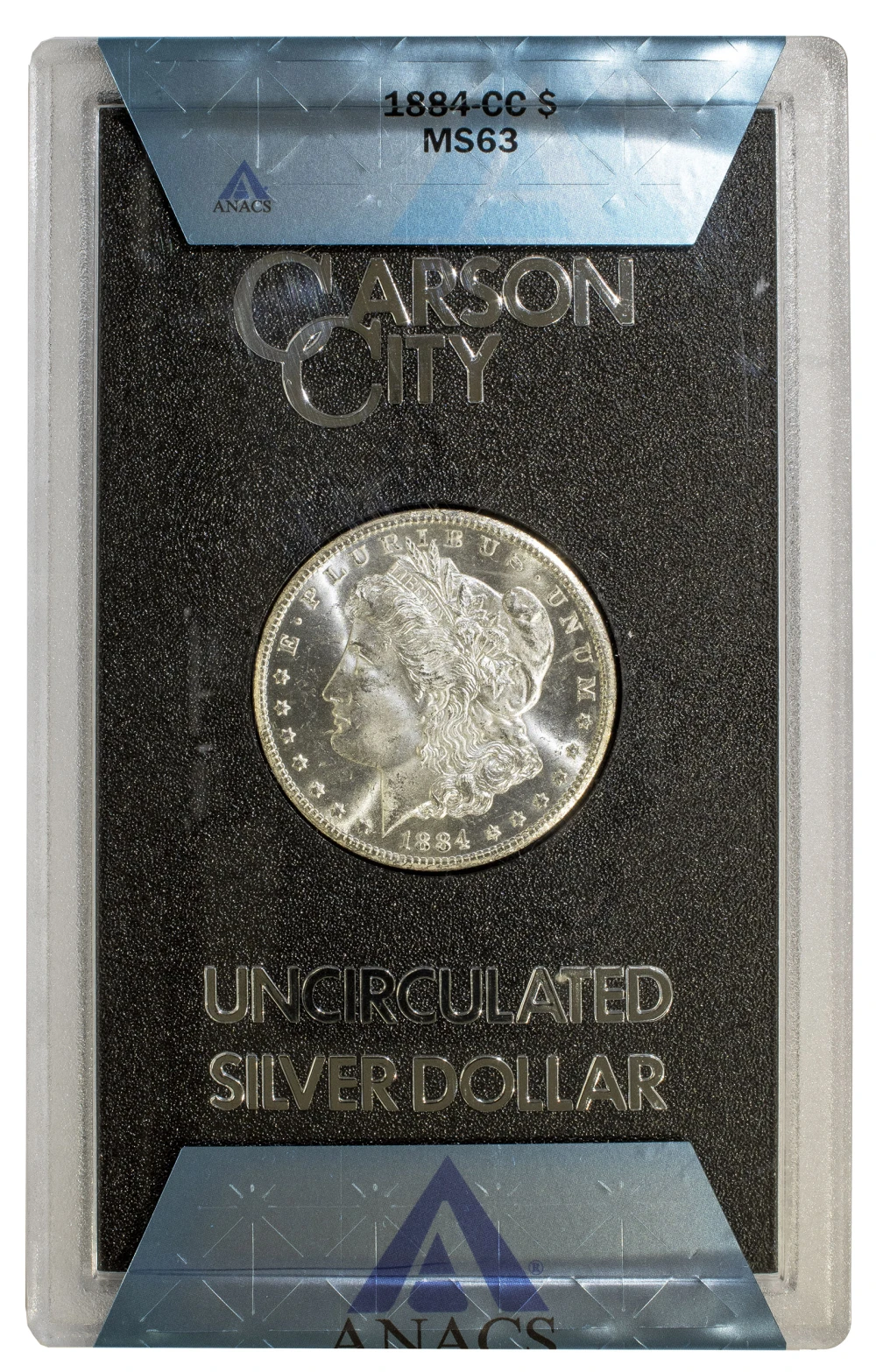 ANACS MS-63 1884-CC GSA Morgan Dollar