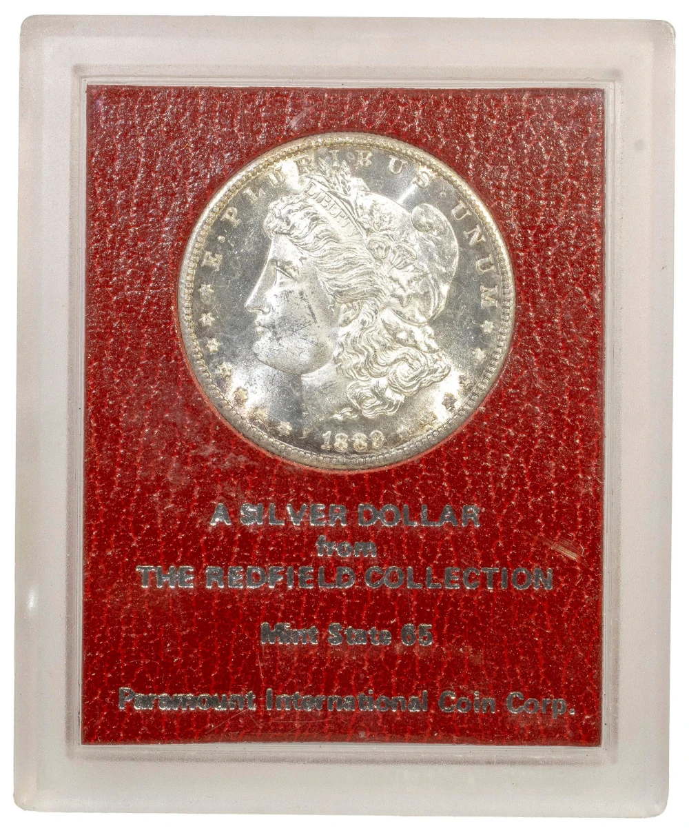 MS-65 Redfield Hoard 1889-S Morgan Dollar