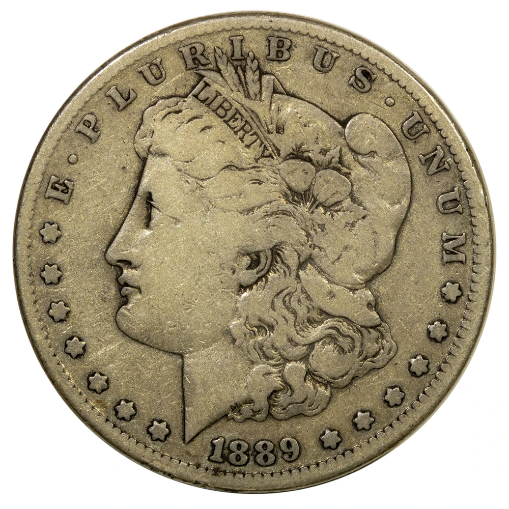 F-12 1889-CC Morgan Dollar