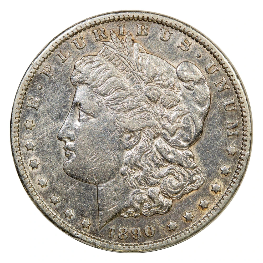 EF-40 1890-CC Morgan Dollar