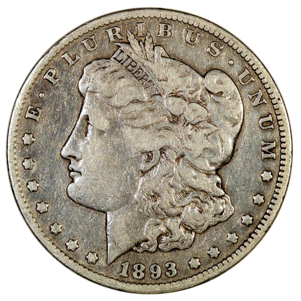 VF-20 1893-CC Morgan Dollar
