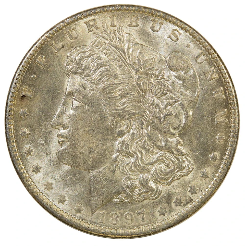 Choice AU-58 1897-O Morgan Dollar