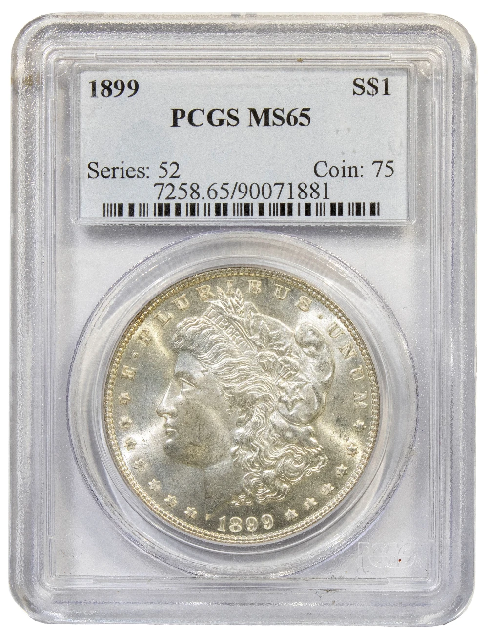 PCGS MS-65 1899 Morgan Dollar