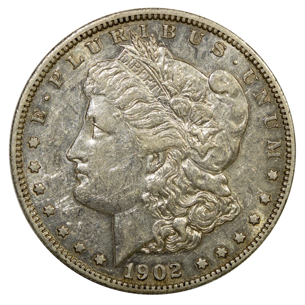 AU-50 1902-S Morgan $1