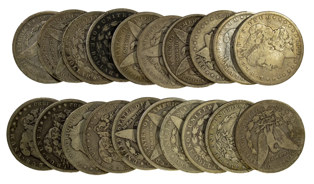 Roll of Circulated Morgan Dollars