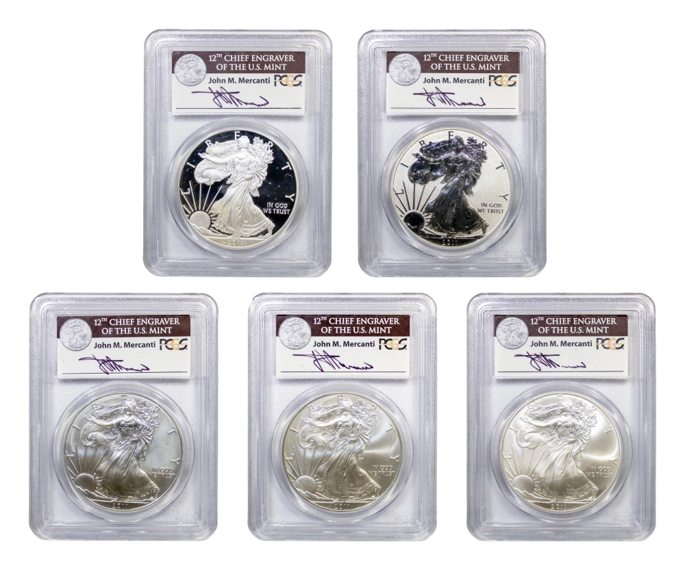 PCGS Unc and Proof 2011 American Silver Eagles