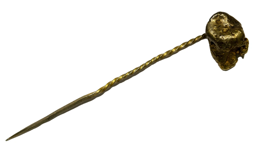 Gold Nugget Stick-Pin