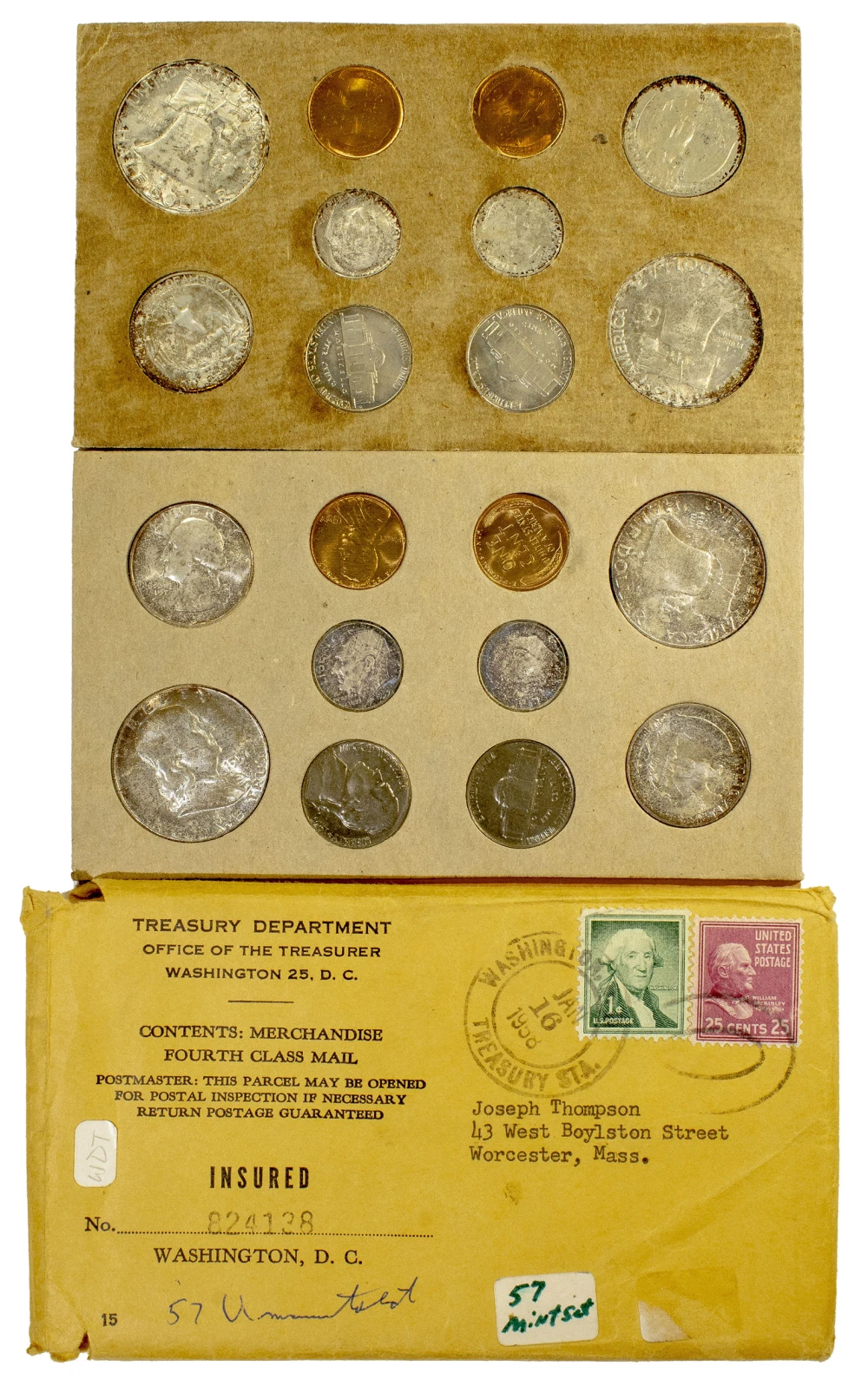Choice to Gem Unc 1957 Mint Set