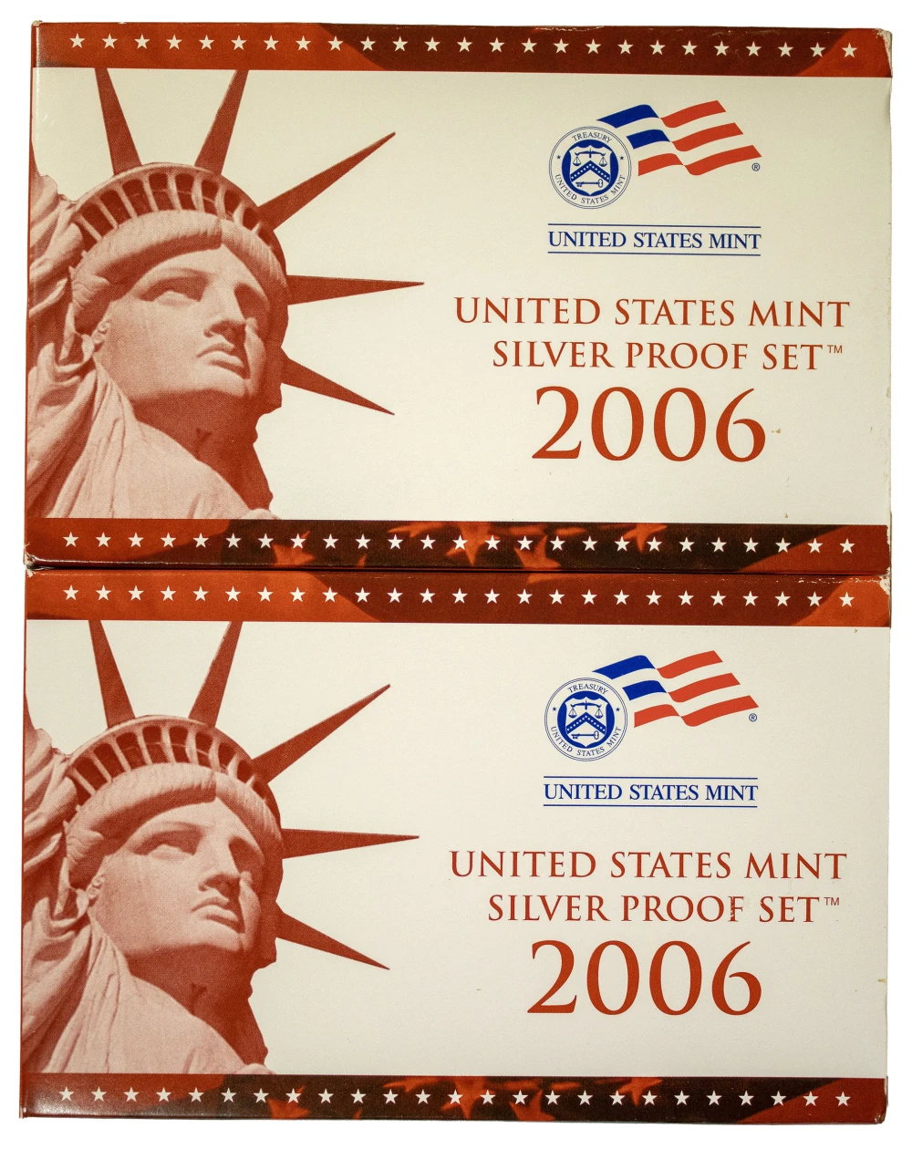 Pair of 2006 Silver Proof Sets in OGP