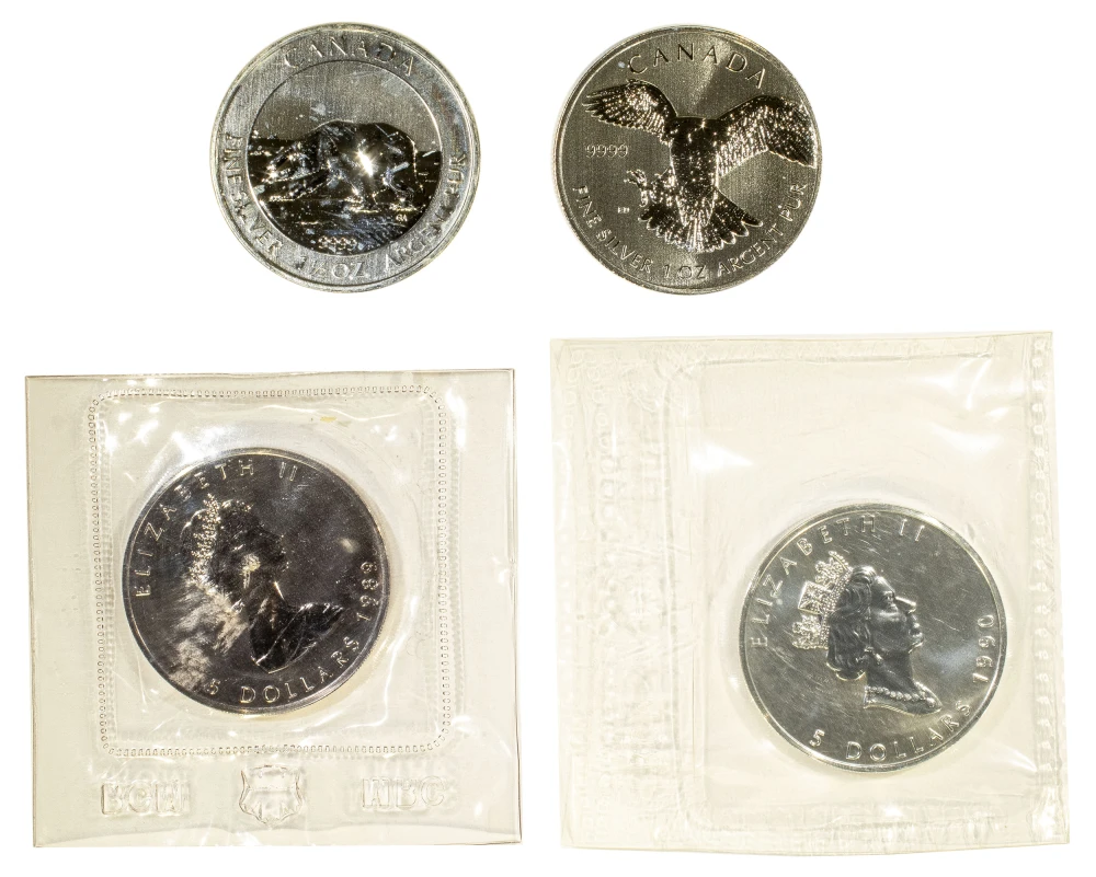 Canada. 4 Silver Pieces