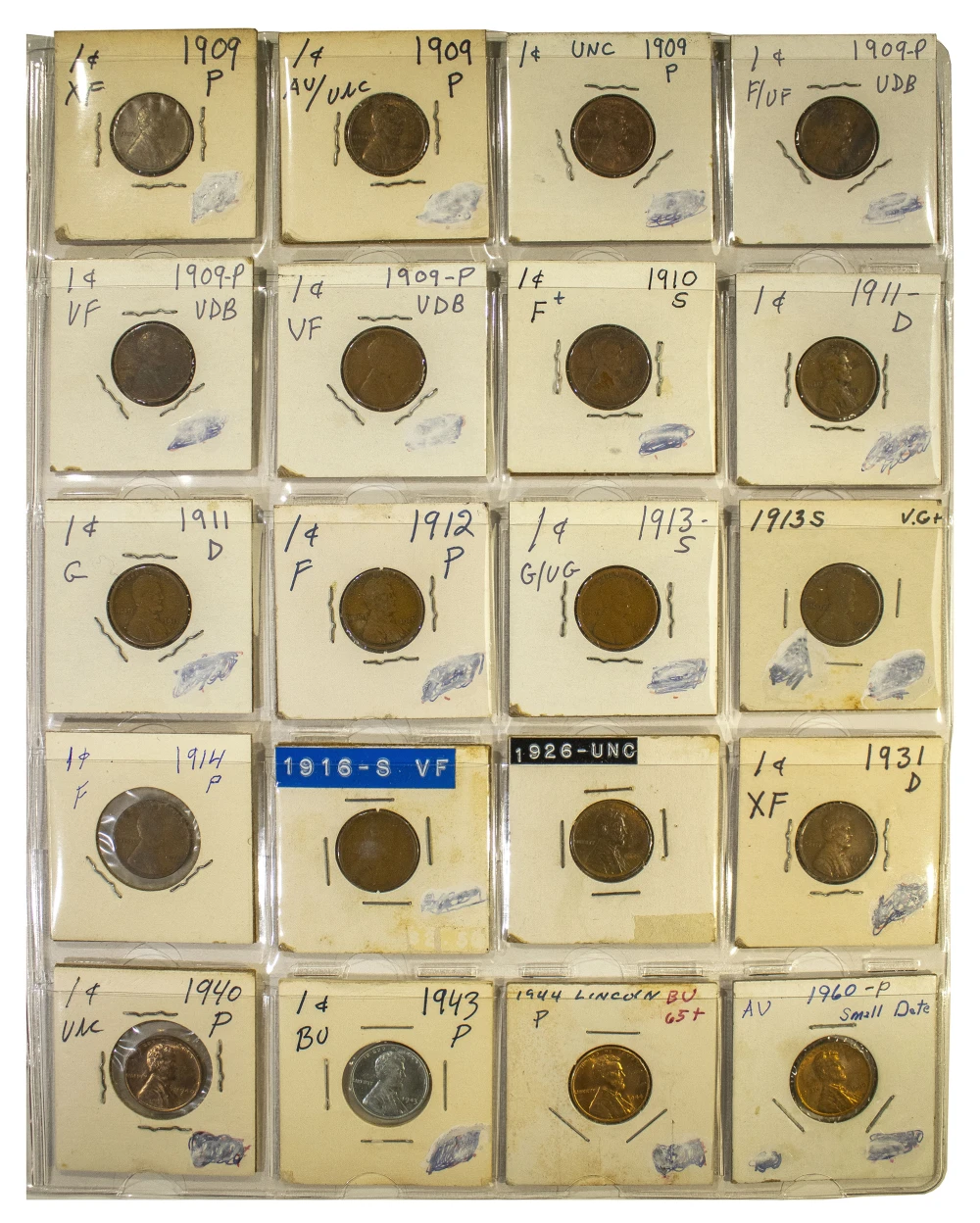 40 Piece Lincoln Cent And Liberty Nickel Lot