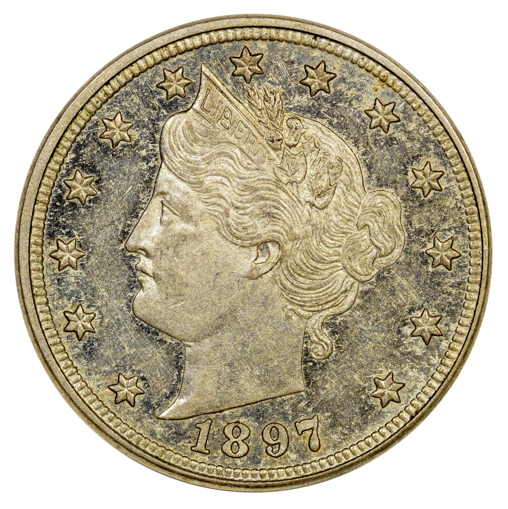 Proof-62 1897 Nickel