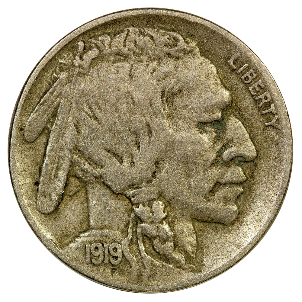 EF-40 1919-D Nickel