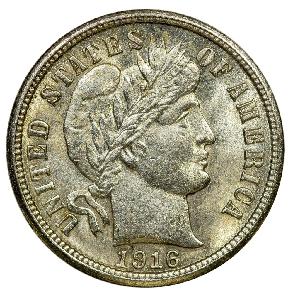 BU-60 1916 Barber Dime