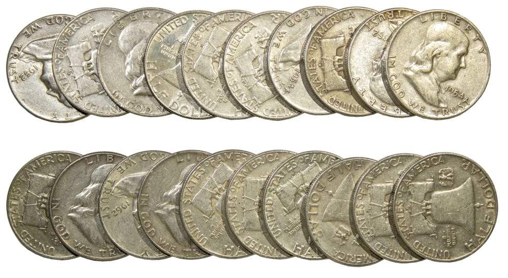 Circulated Roll Mixed Dates Franklins