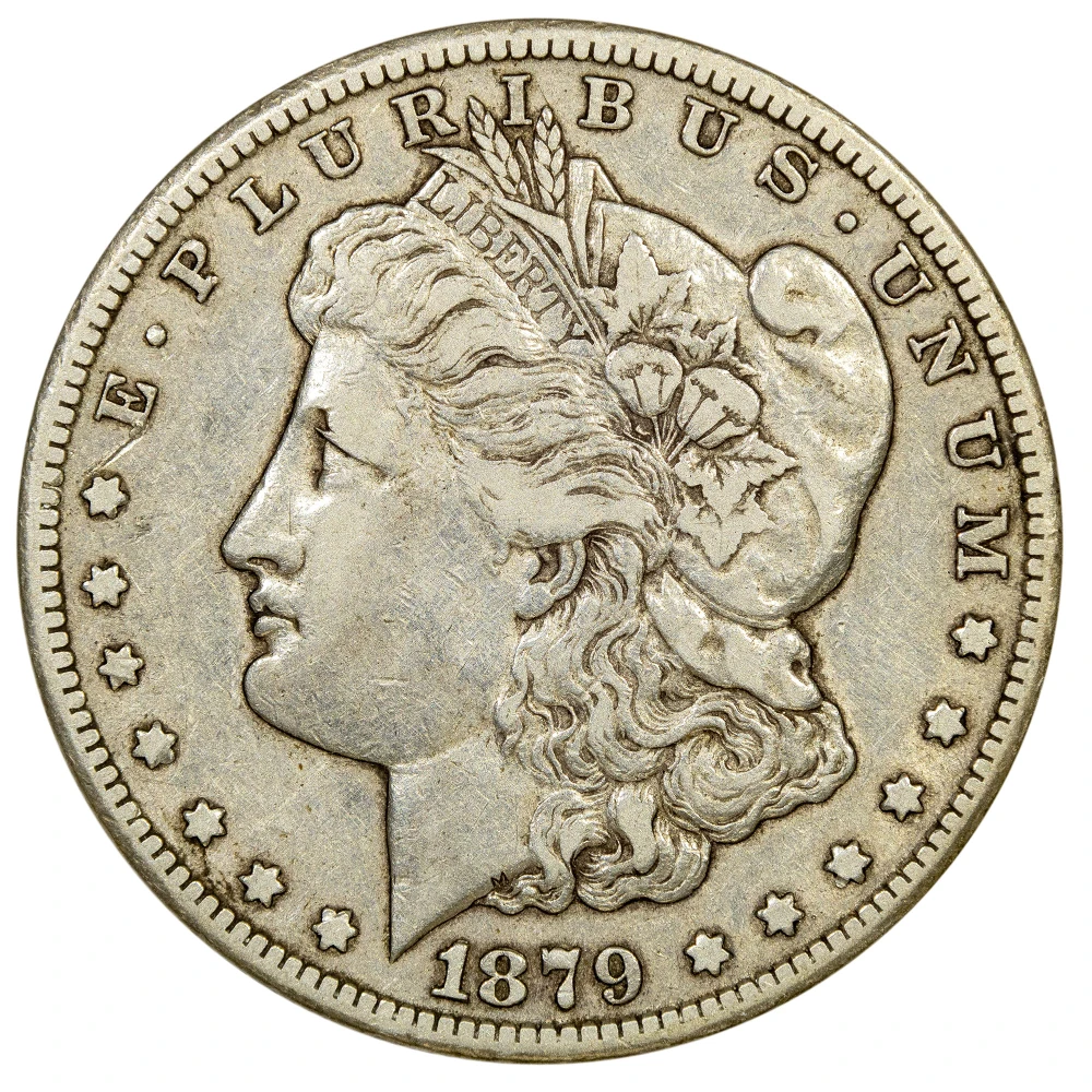 EF-40 1879-CC Morgan $1