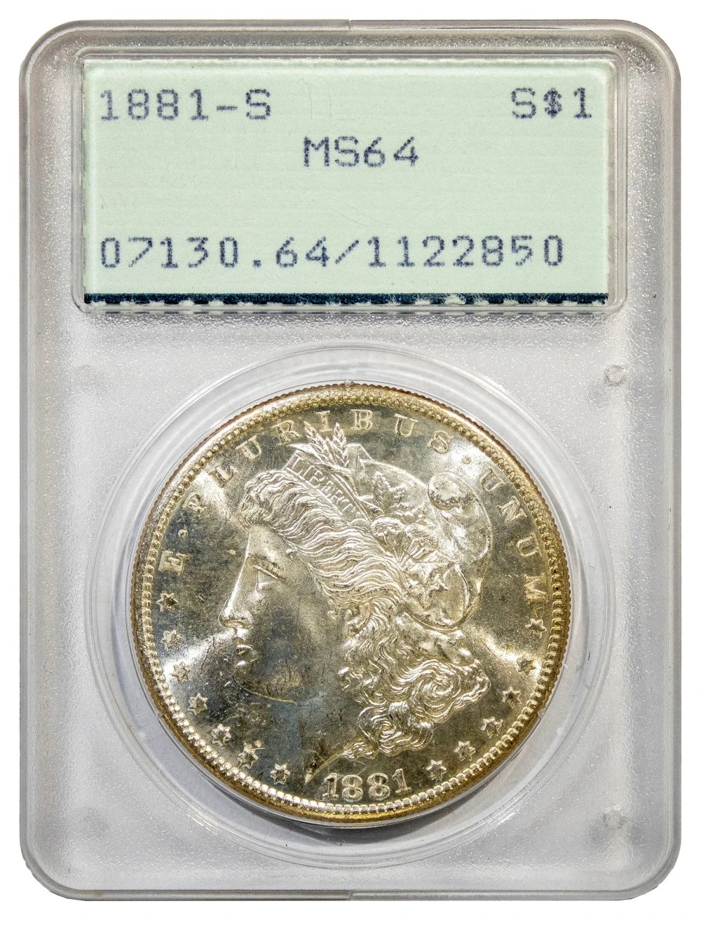 PCGS MS-64 1881-S Morgan Dollar