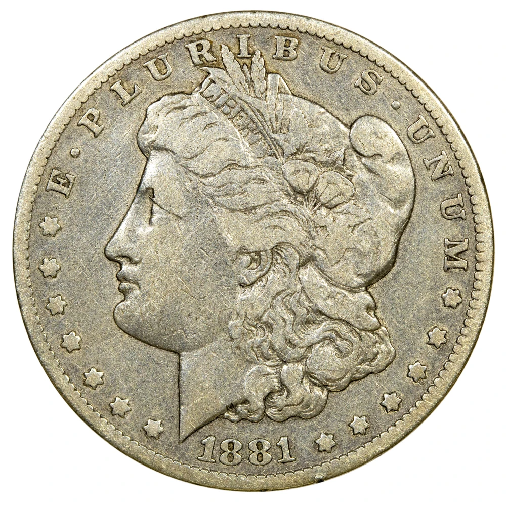 Fine-15 Details 1881-CC Morgan $1