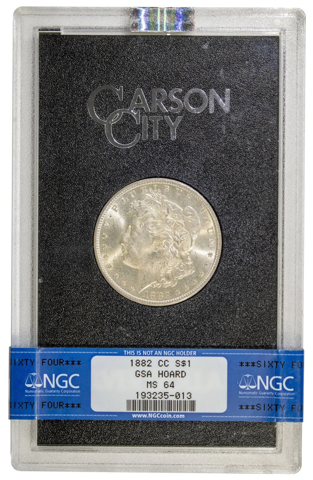 NGC MS-64 GSA Hoard 1882-CC Morgan $1