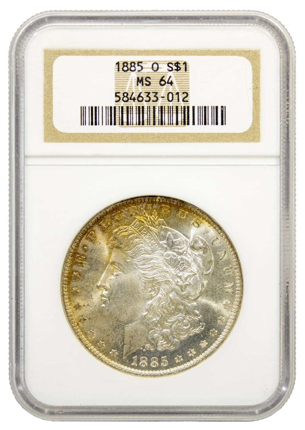 NGC MS-64 1885-O Morgan $1