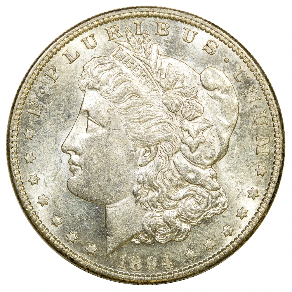 MS-60 or Finer 1894-S Morgan $1