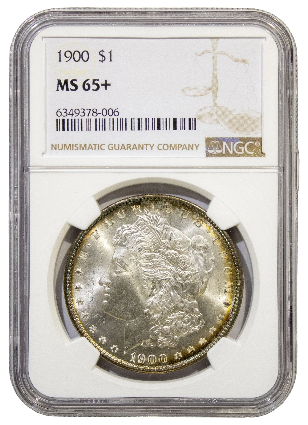NGC MS-65+ 1900 Morgan $1
