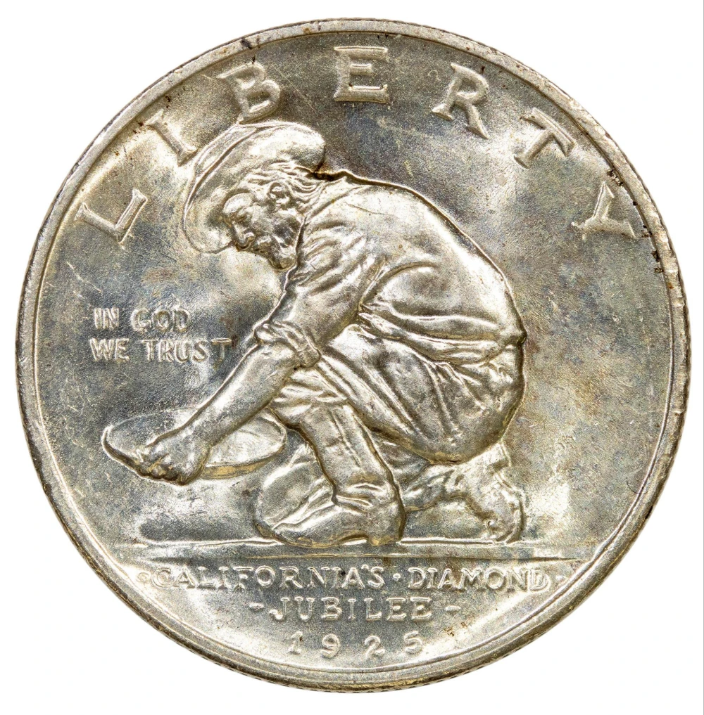 Choice BU-64 1925 California Half Dollar