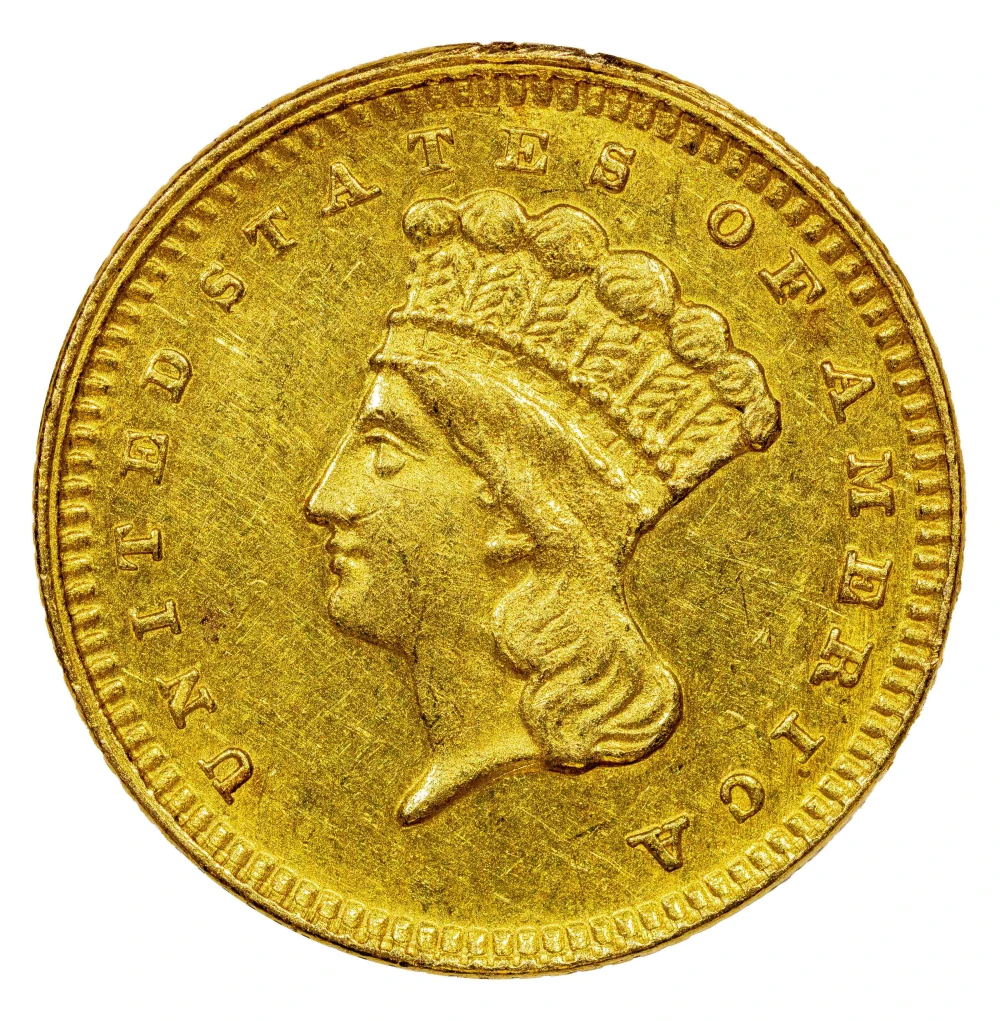Scarce AU Details 1881 Gold $1