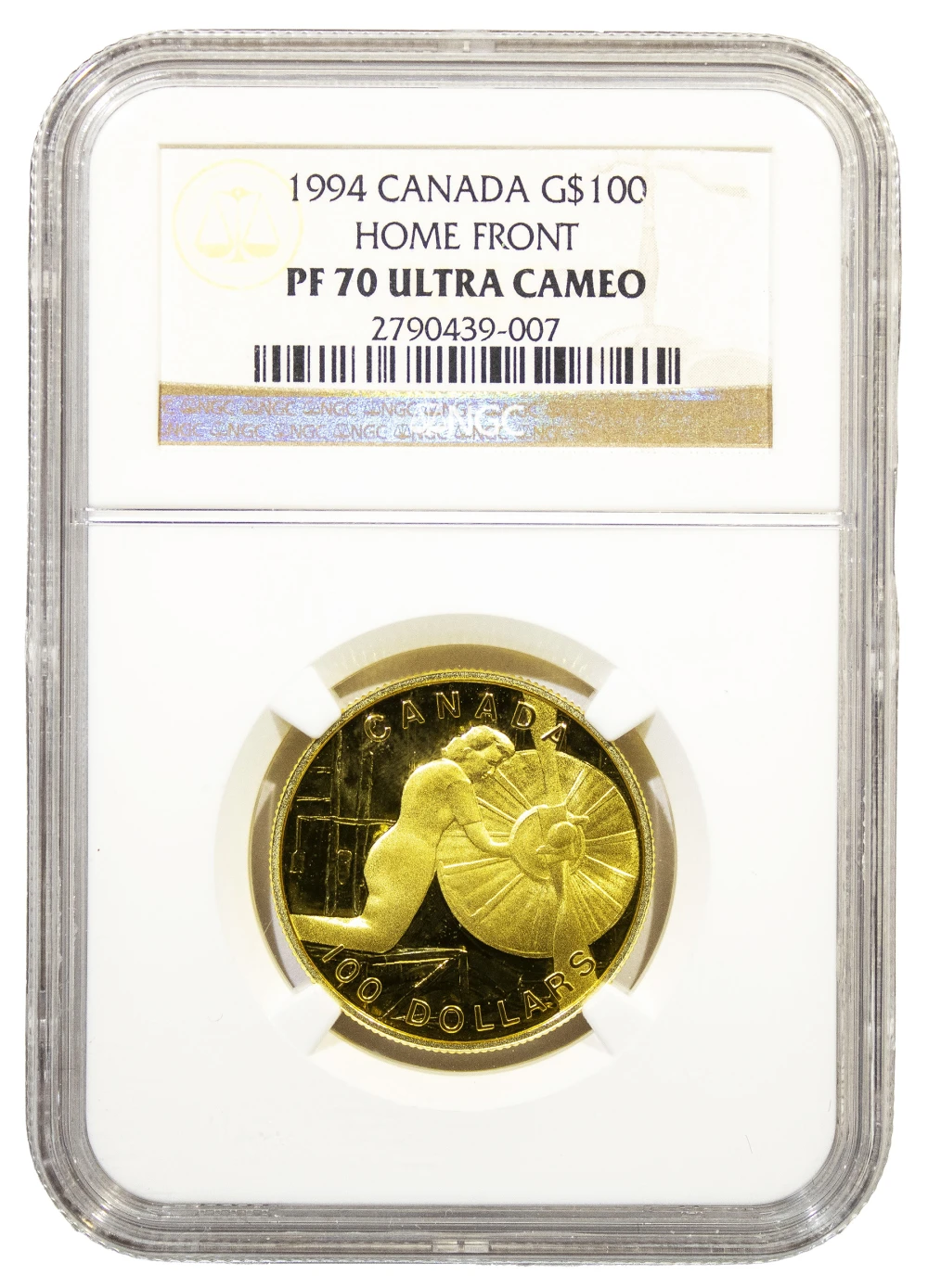 Canada. NGC PF-70 UC 1994 1/4 Ounce Gold