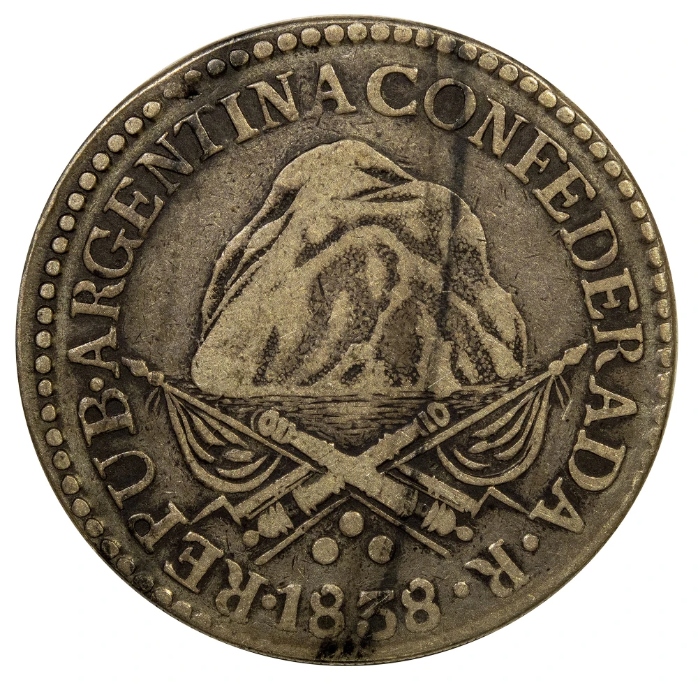 Argentina. VF 1838-R 8 Reales
