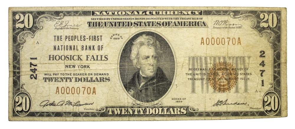 New York. Hoosic Falls. Fine to VF $20