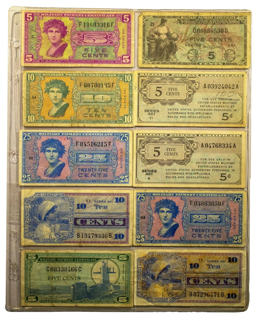 Military Payment Certificate Hoardlet